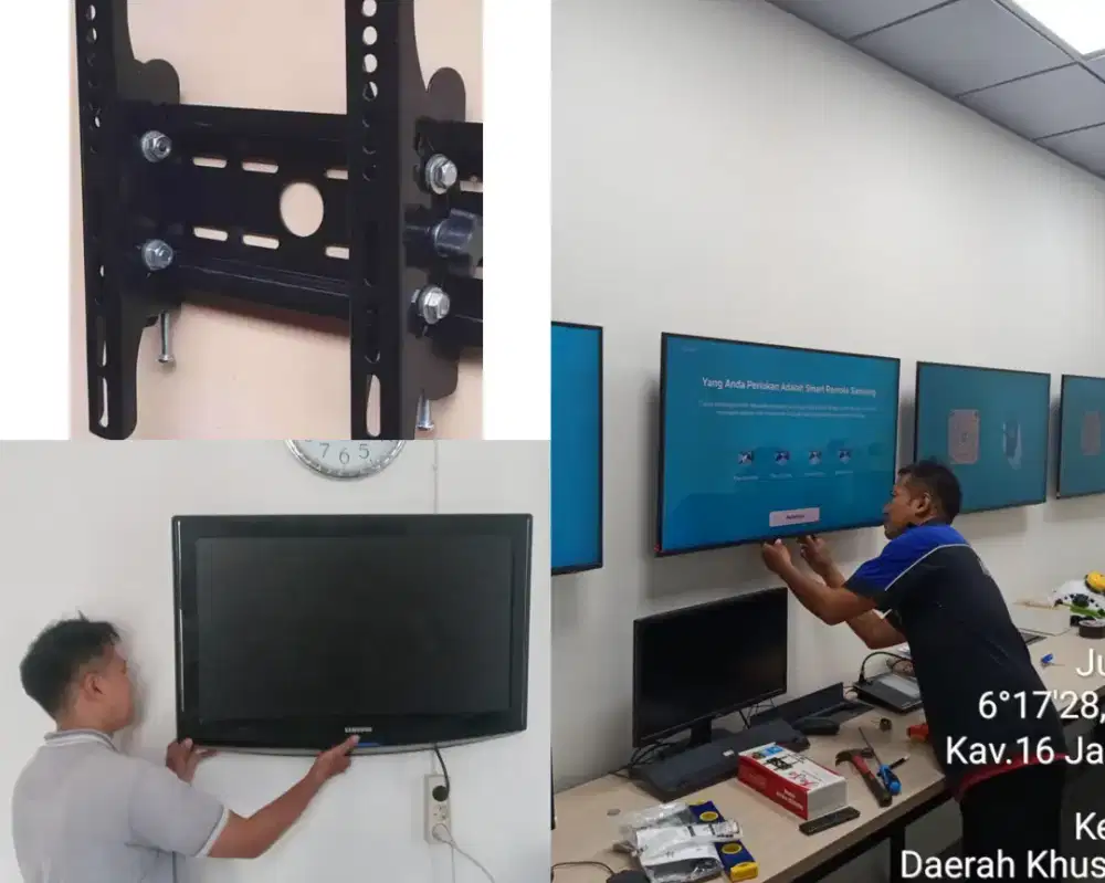 Braket +pasang atau jasa pasang terima rapih breket bracket led tv