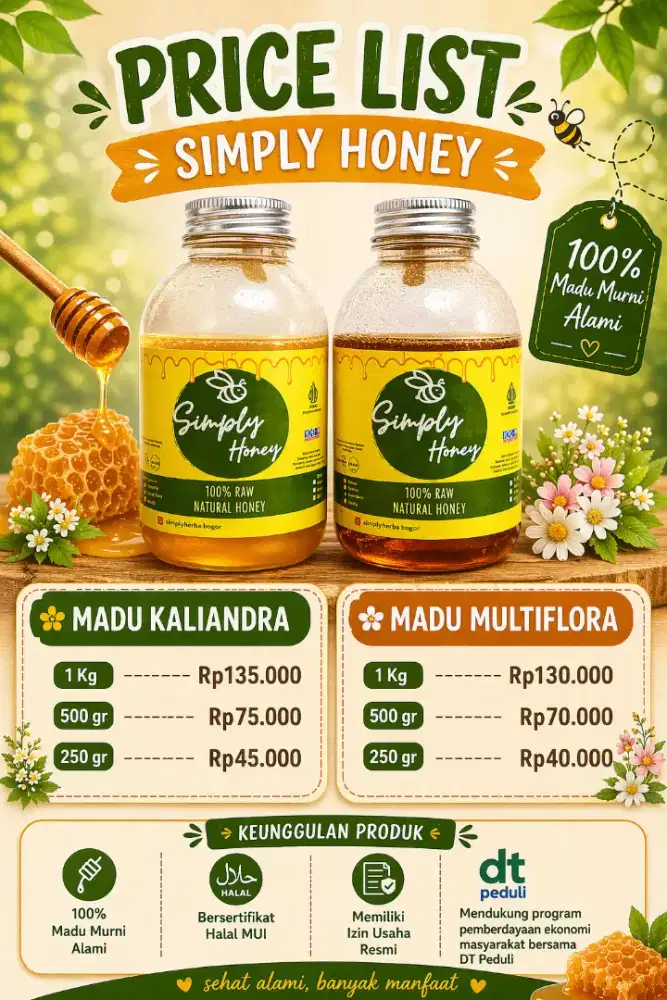 Madu Murni Alami