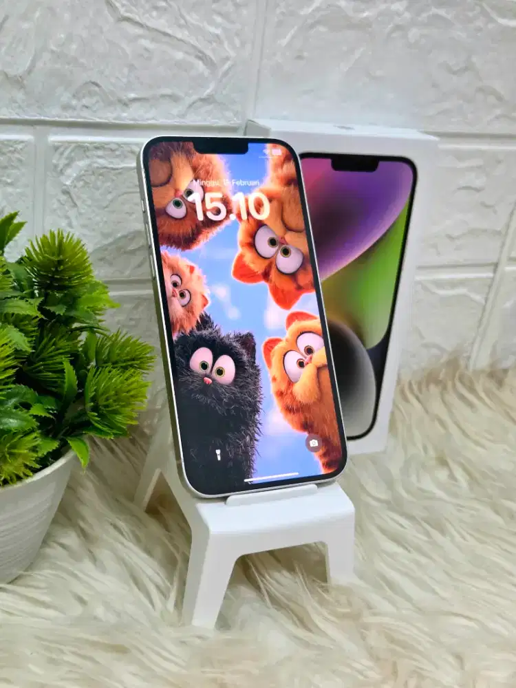 IPhone 14+ Plus 256Gb Silver Resmi Indo Berkualitas