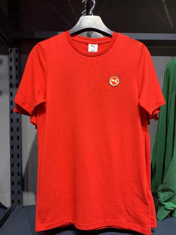 Puma origanal Game on Graphic Ss tee for all red