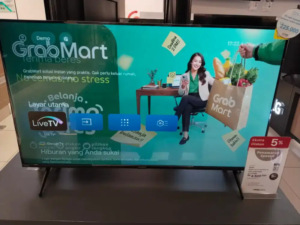 SHARP LED GOOGLE TV 4K 43