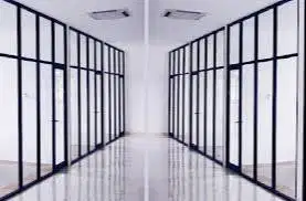 Pasang Partisi  - Plafon Gypsum / PVC WIFON + Alumunium + KACA