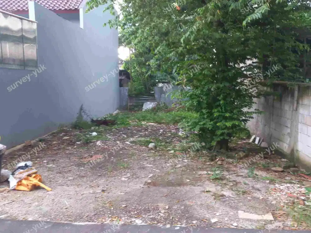 Tanah Kavling 140 m2 Bebas Banjir Strategis jl Palem Puri - Jombang