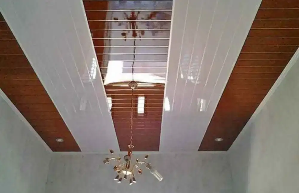 Plafon PVC premium terpasang