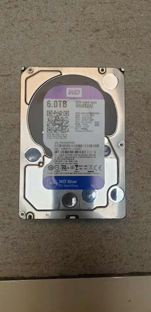 HD 6TB WD60EZRZ
