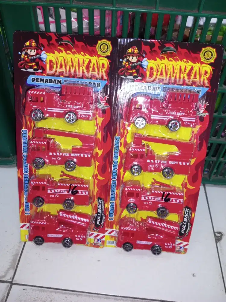 Mainan Anak Pemadam isi 4