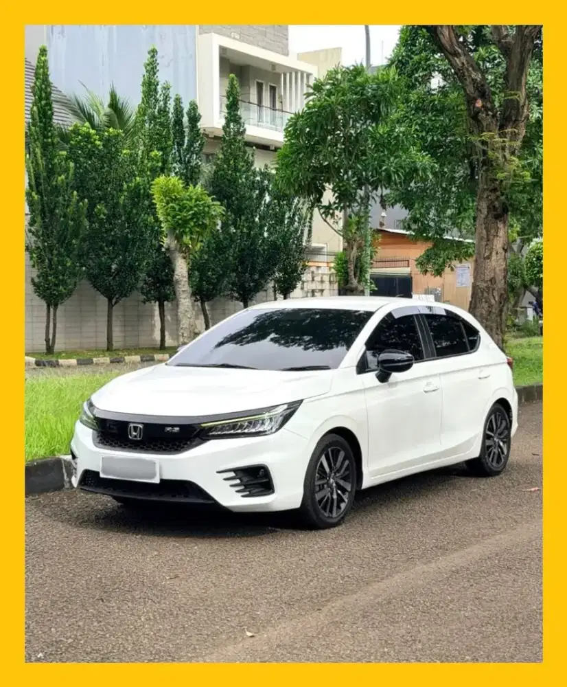 CASH Honda City Hatchback RS 2022 Putih Antik Mulus Jual Cepat!