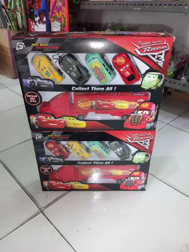 Mainan Anak Mobil Cars set isi 5