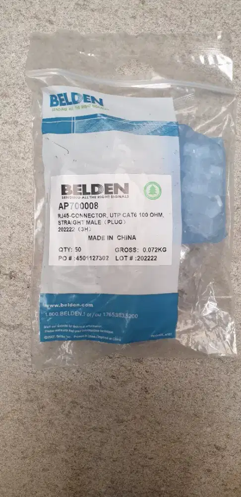 RJ45 CAT6 - belden AP70008