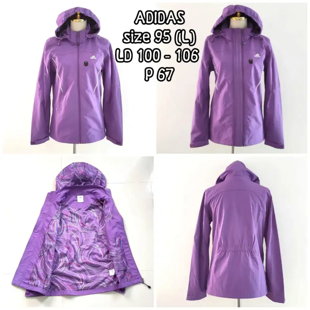 Jaket Outdoor Waterproof Adidas