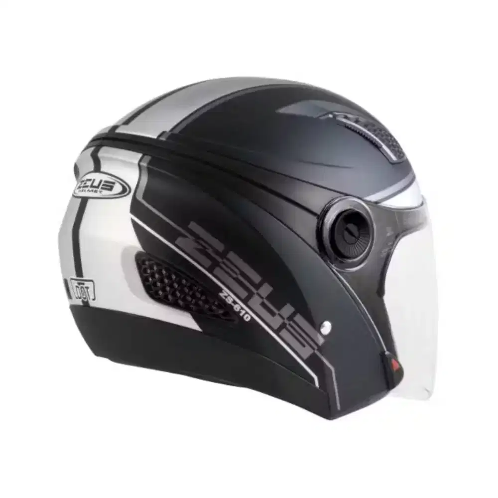 HELM ZEUS 610 - SIL DOFF HALF FACE DOUBLE VISOR