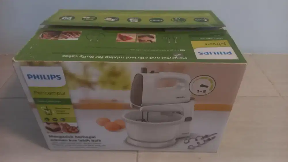 PHILIPS HR1559 STAND MIXER KONDISI BARU HARGA MURAH