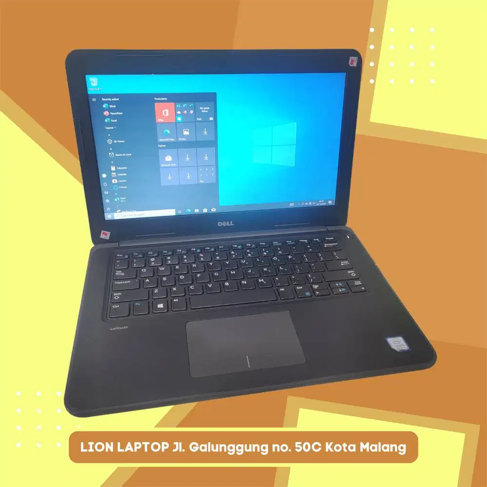 Core i5 Gen 7 Murah Mulus RAM 8GB SSD 256GB Dell Latitude 3380 [15|04]