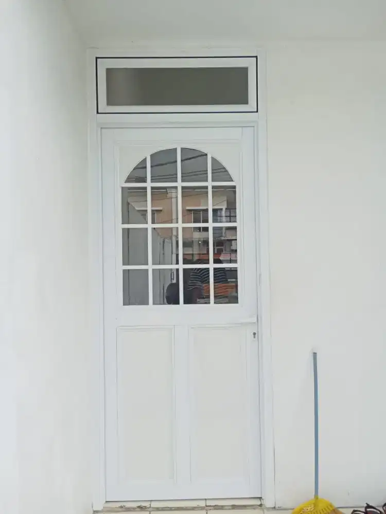 pintu aluminium modern minimalis ukuran 250 x 100
