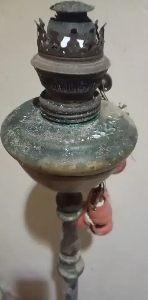 Lampu Minyak Stan Dari Tembaga Non Semprong