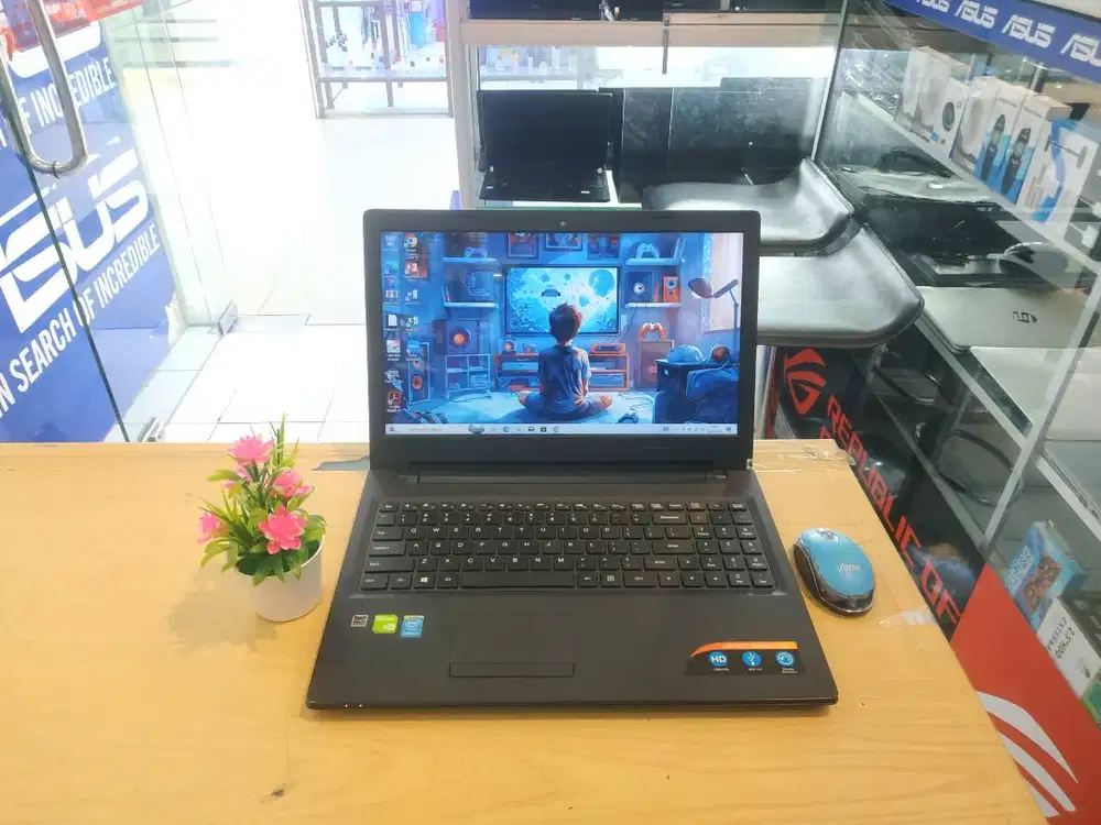 laptop dijual lenovo ideapad 100-15ibd core i5 nvidia geforce