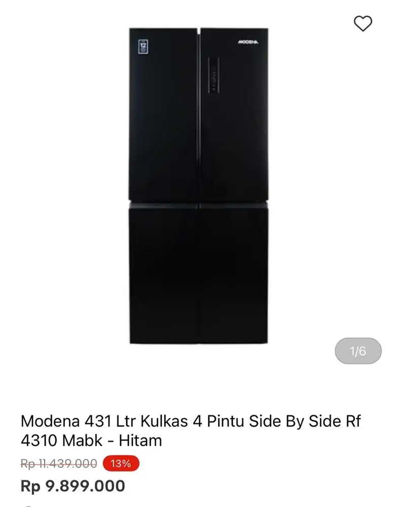 KULKAS MULRIDOOR MODENA 431liter