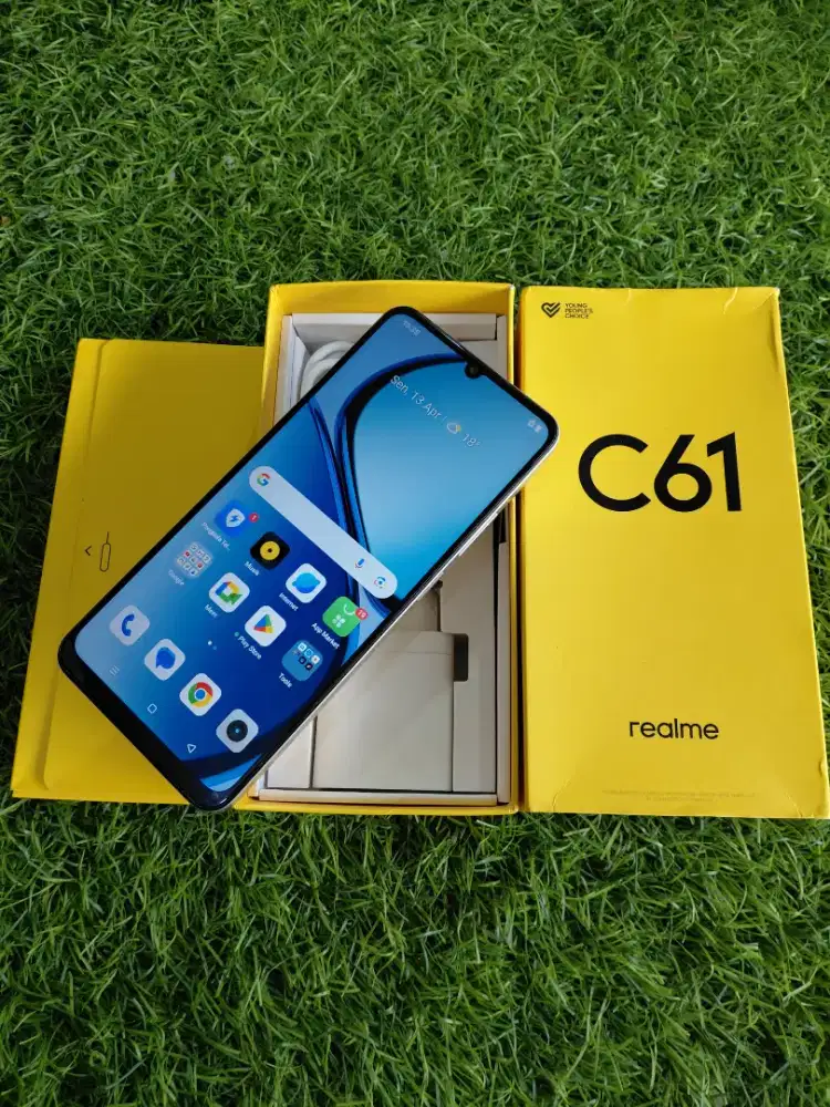 Realme C61 8+8/128 Fullset ori no minus