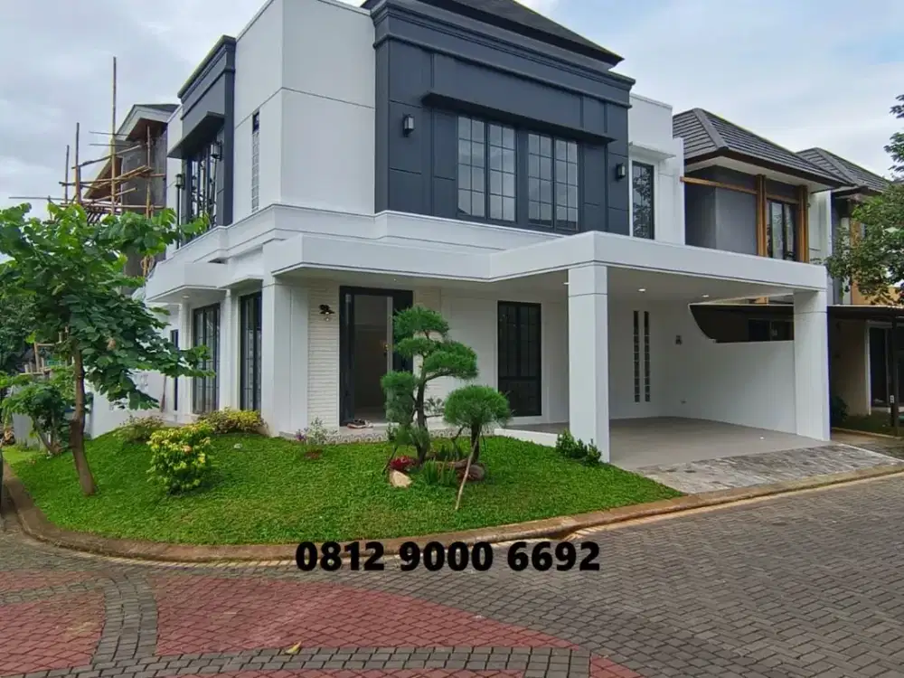 Jual Rumah hook Baru American Classic BSD Tangerang nusa loka