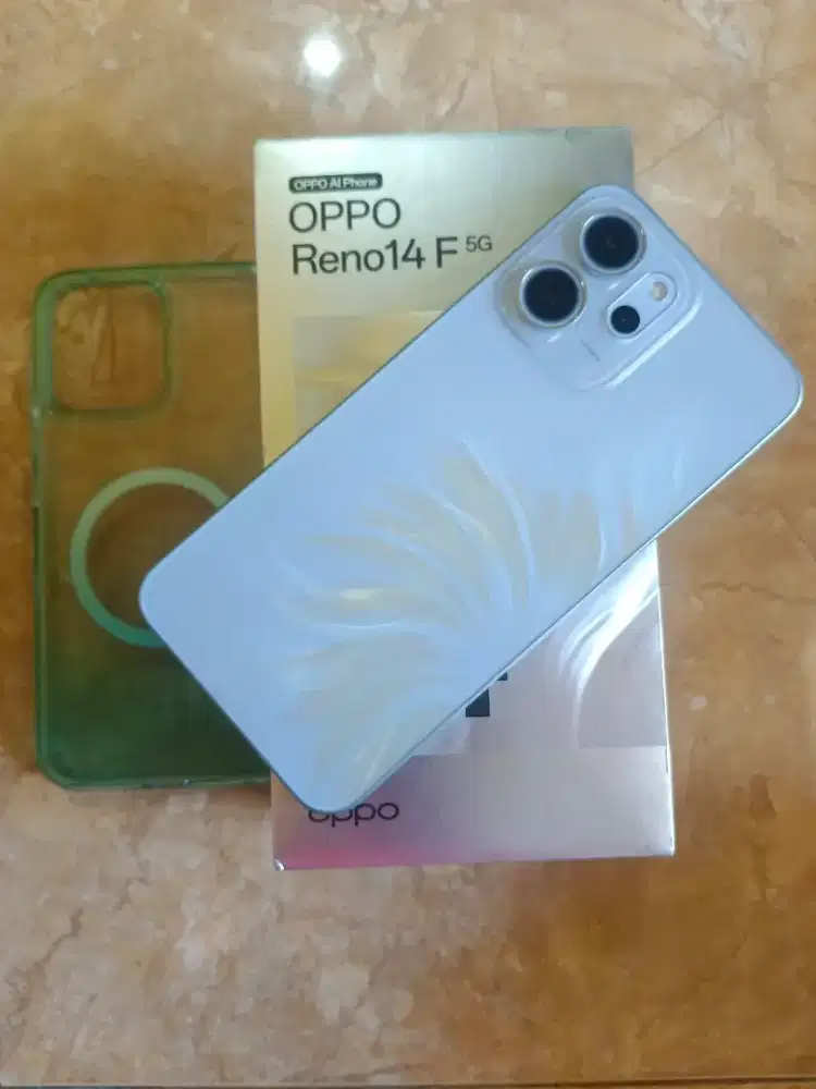 Jual Oppo Reno 14F 5G ram12/512 kondisi mulus like new
Garansi masih
