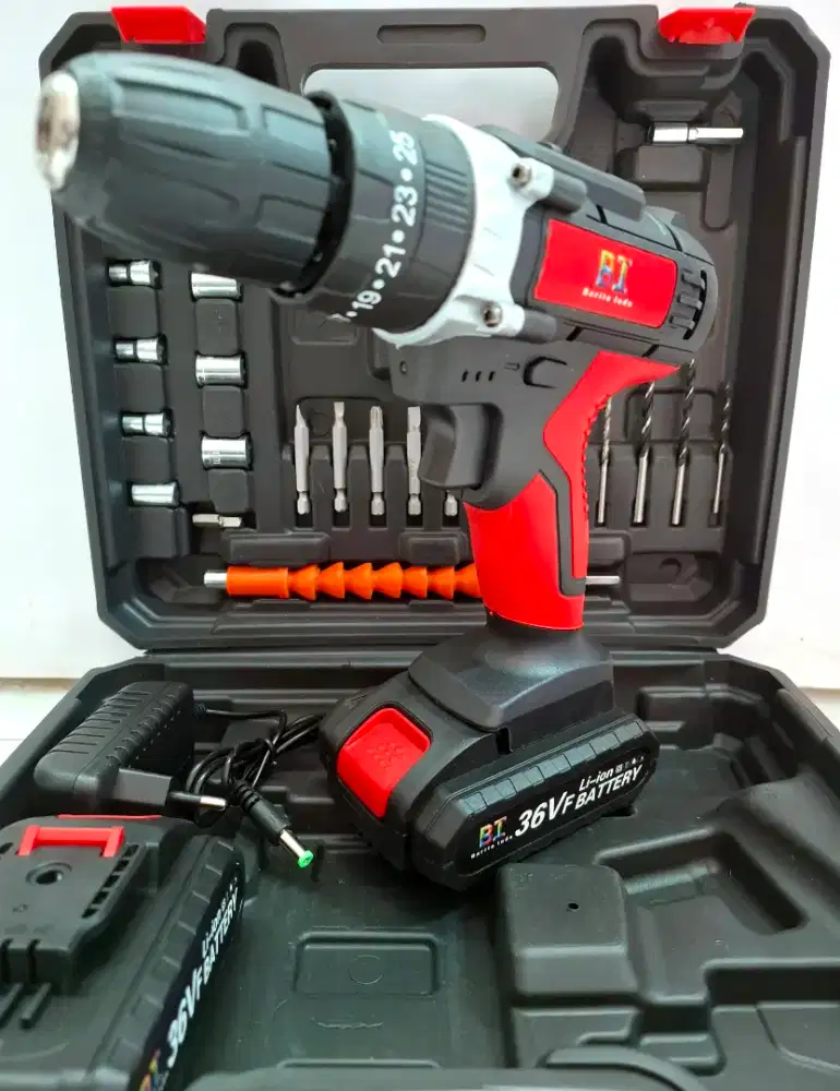 Baru bor cordless brushless 2 batere lithium
