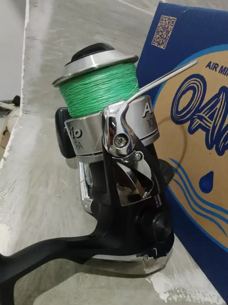 Jual katrol Alivio 10000 + PE  baru pakek 1x harga nego