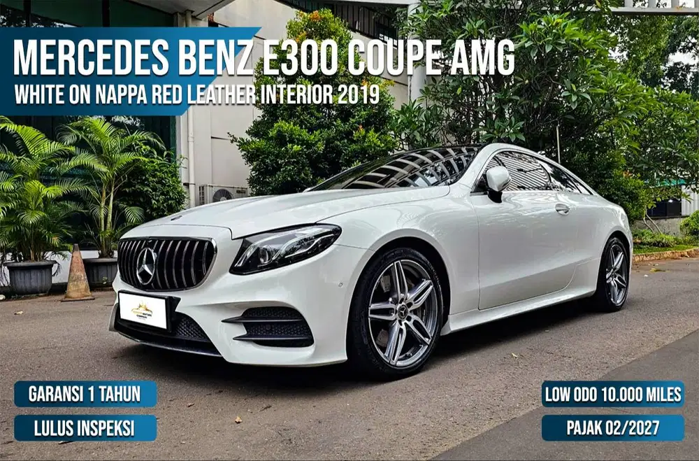 Available - Mercedes Benz E300 Coupe AMG 2019