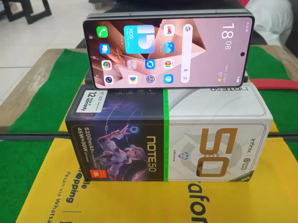 INFINIX Note 50 Ram 8 /256 gb mulus lengkap no minus