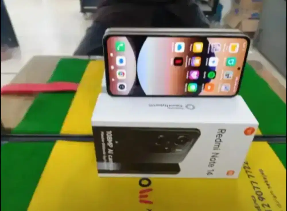 Redmi Note 14 Ram 8/256 gb mulus lengkap gransi activ