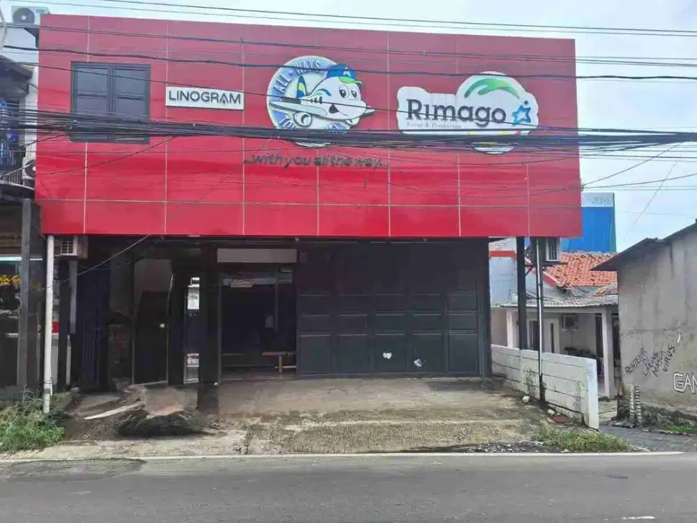 Dijual cepat ruko siap pakai di pinggir jalan Jelupang Raya-Serpong Utara