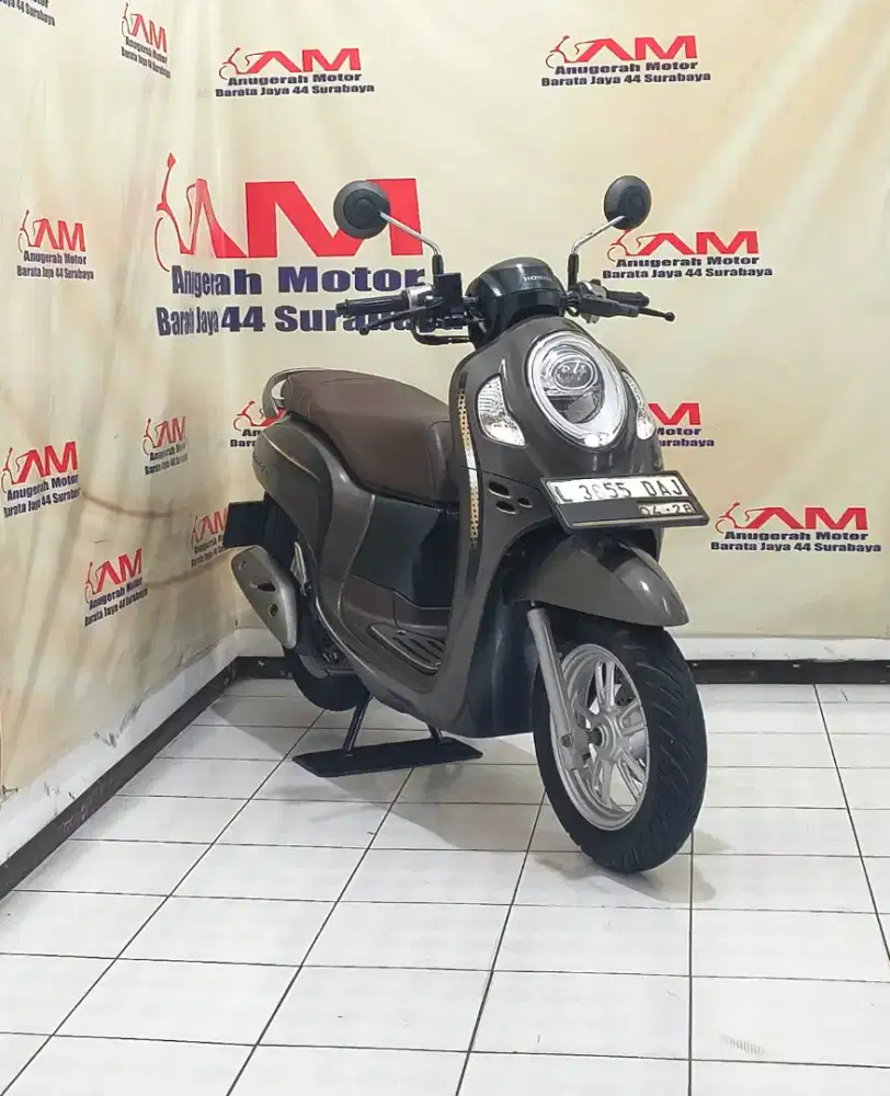 Ready Honda Scoopy Stylish tahun 2023 coklat doff