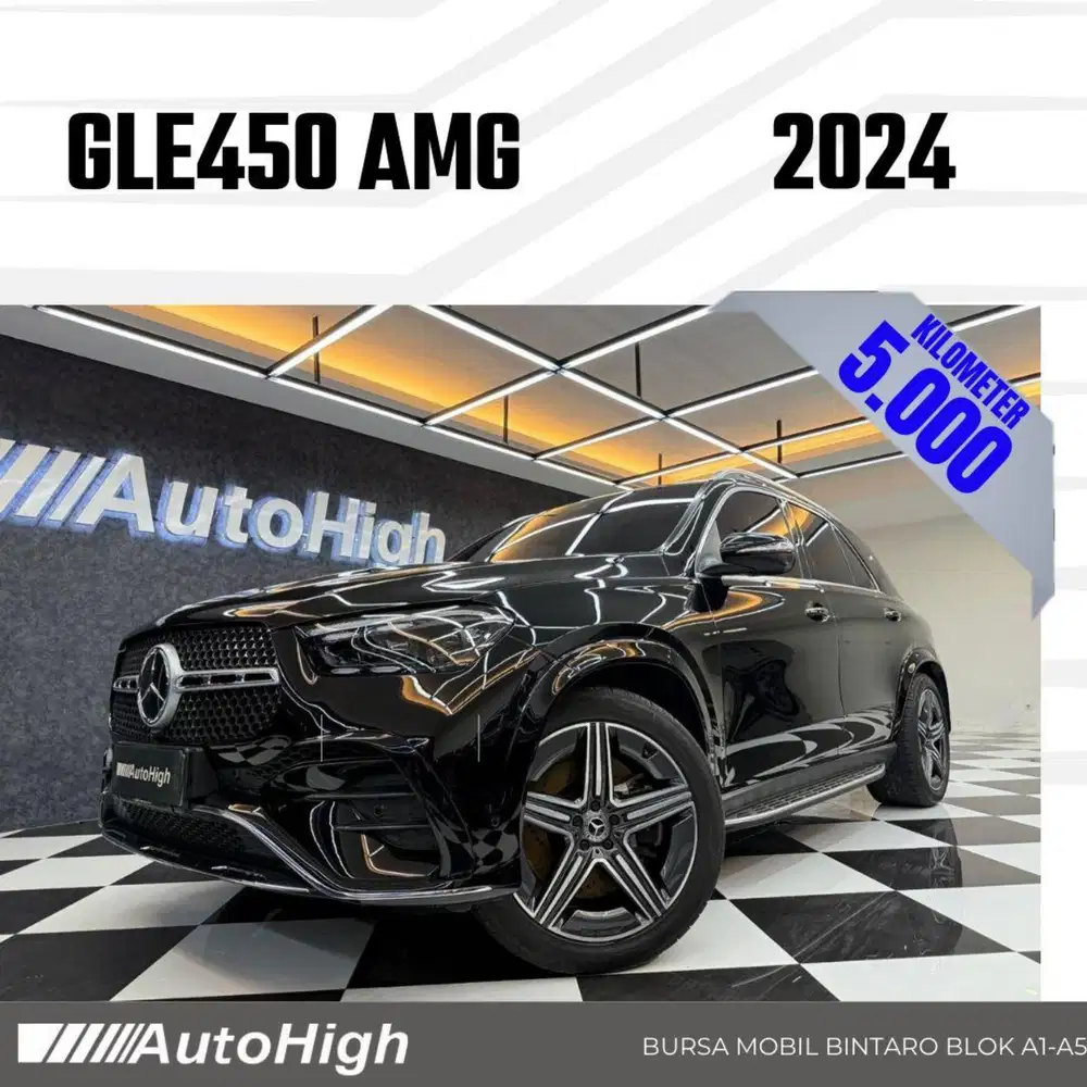 DP10% [Km5.000] GLE450 AMG 2024 Black / GLE 450 Reg 2023 #AUTOHIGH