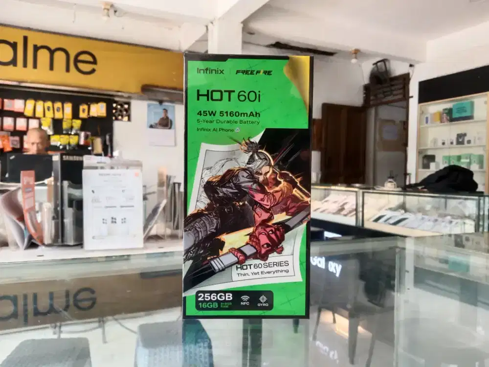 Fast respon WA Infinix Hot 60i NFC 8+8/256 Garansi resmi 1thn