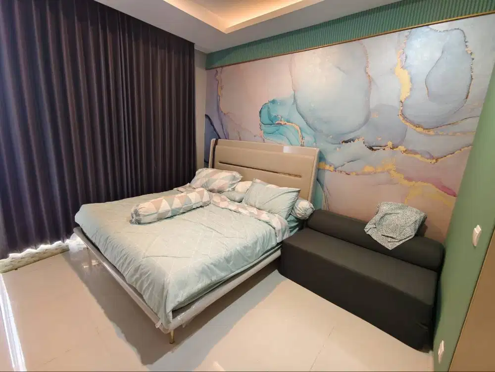DISEWAKAN APARTEMEN STUDIO VERTU CIPUTRA WORLD FULL INTERIOR MODERN