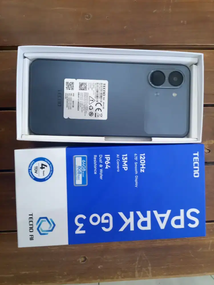 Jual tecno spark go 3 4/64 like new