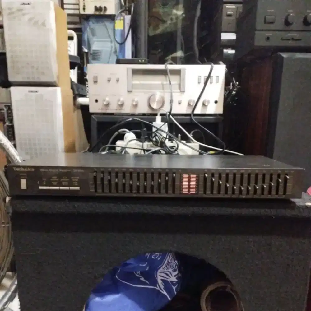 Streo graphic Equalizer technics sh-8045 full original made in Japan