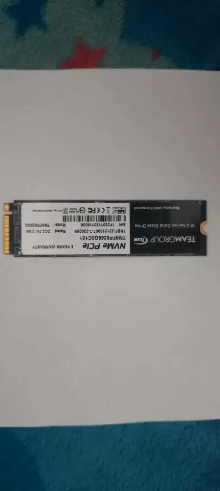 SSD NVME MEREK TEAM