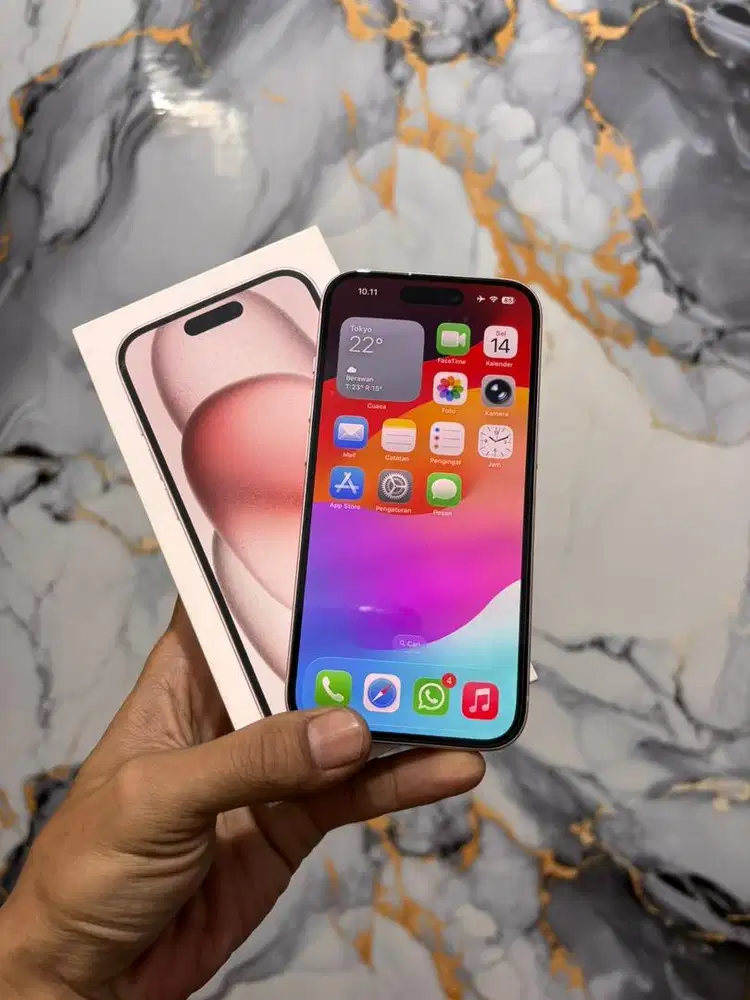 Iphone 15 pink Mulus