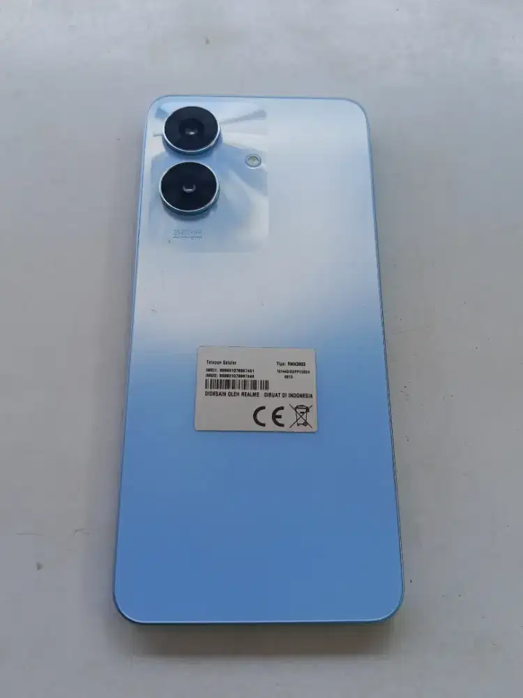 Realme Note 60 Ram 6+6/128 Fullset ORI Mulus Seperti Baru