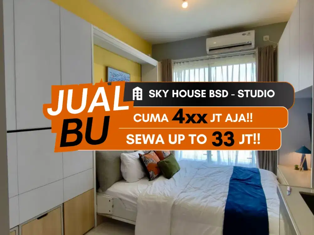 JUAL APARTEMEN SKY HOUSE BSD STUDIO FULL FURNISHED SELANGKAH KE AEON