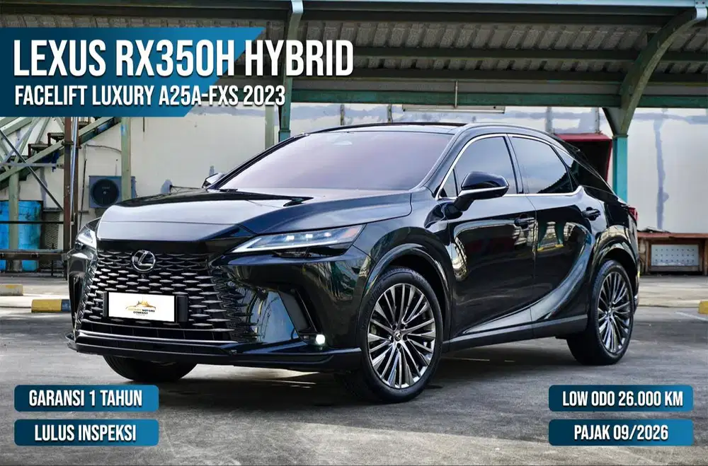Available - Lexus RX350h Hybrid Facelift Luxury A25A-FXS 2023
