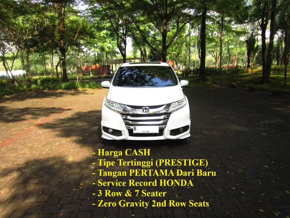 [Harga CASH] Honda ODYSSEY Tipe PRESTIGE (Tertinggi) - Service Record