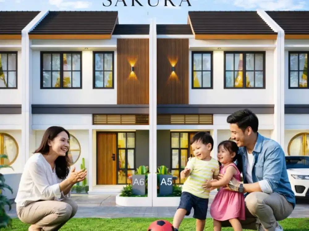 Rumah2 lantai  di Jogja Dalam Cluster Ala Jepang 20 Menit ke Kota