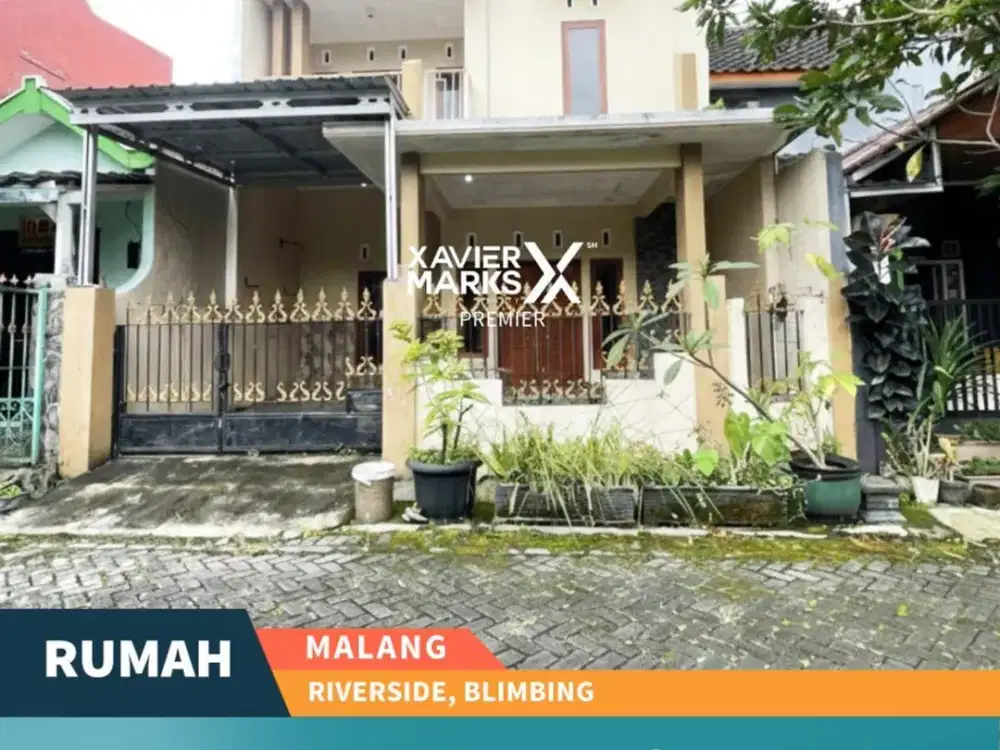 Dijual Rumah 2 Lantai Dekat Exit Tol Singosari di Riverside Malang