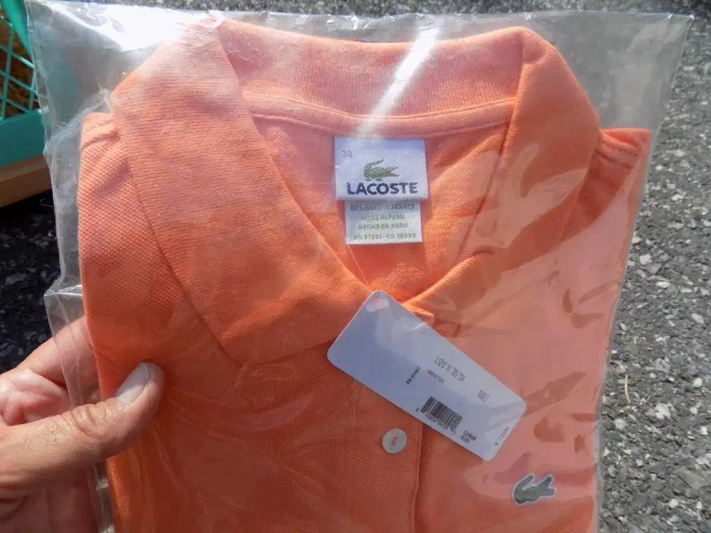 NWT vintage lacoste original france size L luar