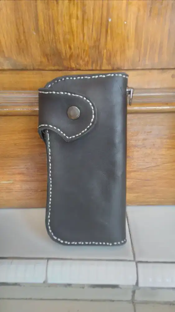 Leather wallet bikers