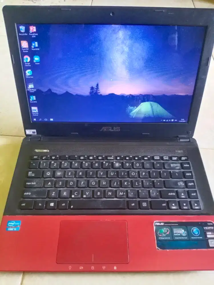 Asus K45A core i3 - HDD 500Gb - Ram 4Gb - siap pakai