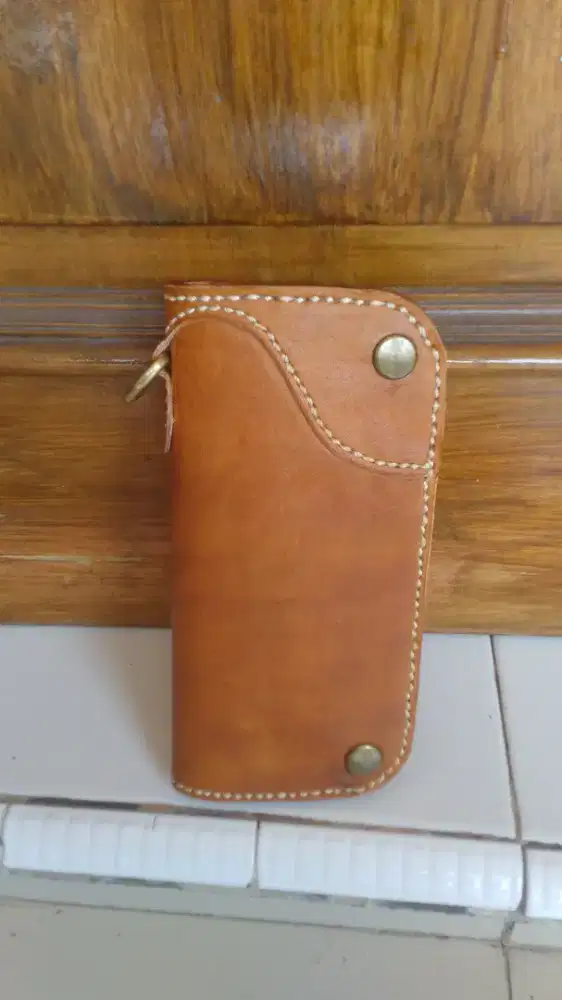 Leather wallet bikers