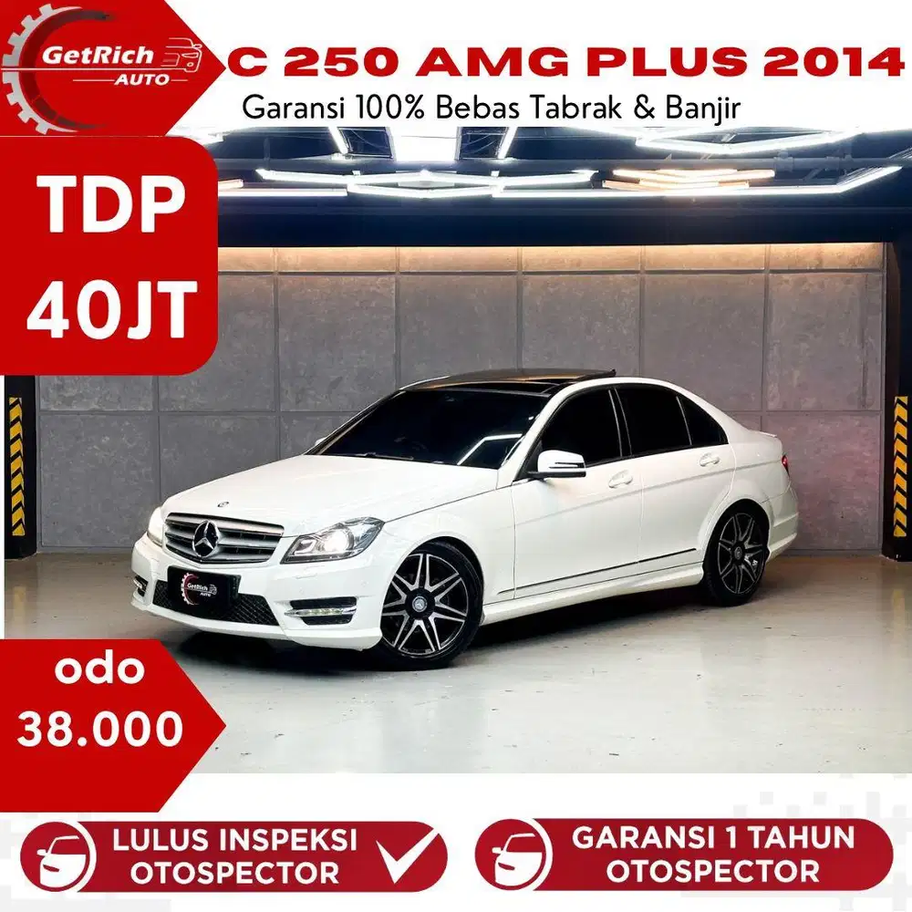 Odo 38Rb!!! Mercedes Benz C250 Cgi Amg Plus 2014