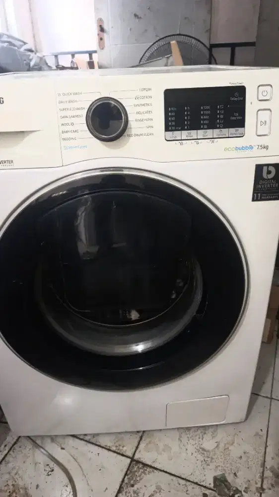 Mesin cuci samsung inverter pintu add wash